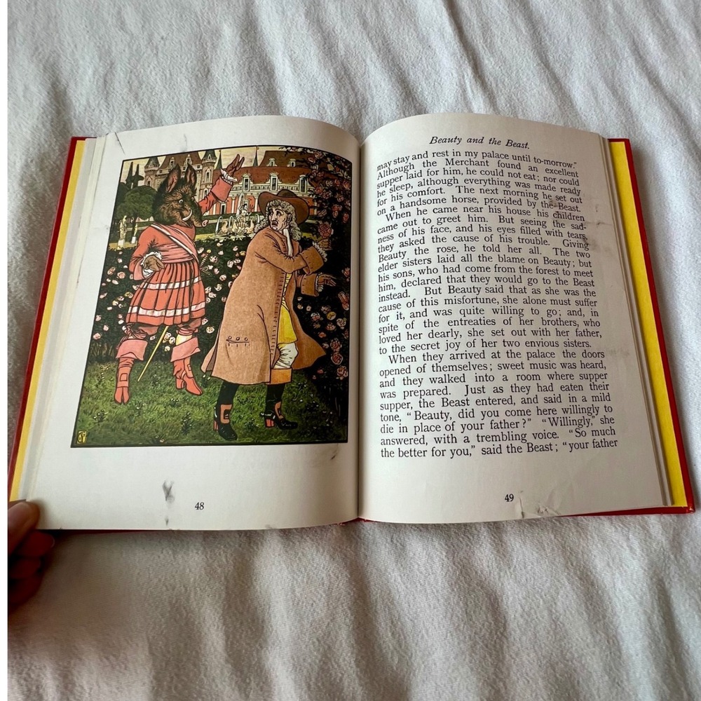 Walter Crane's Book of Fairy Tales Hardcover Castle Books Vintage Illustration - Picture 7 of 8